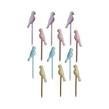Bird Cocktail Pick 12pc