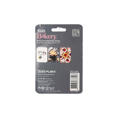 Heart Cookie Cut w Handle 3pc