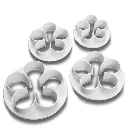 Rose Fondant Cutters 4pk 2Asst