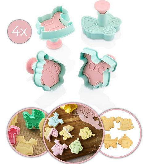 Cookie Cutter Mold 4pc