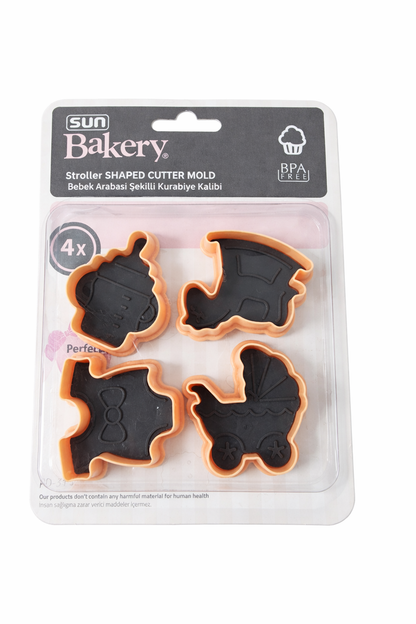 Cookie Cutter Mold 4pc