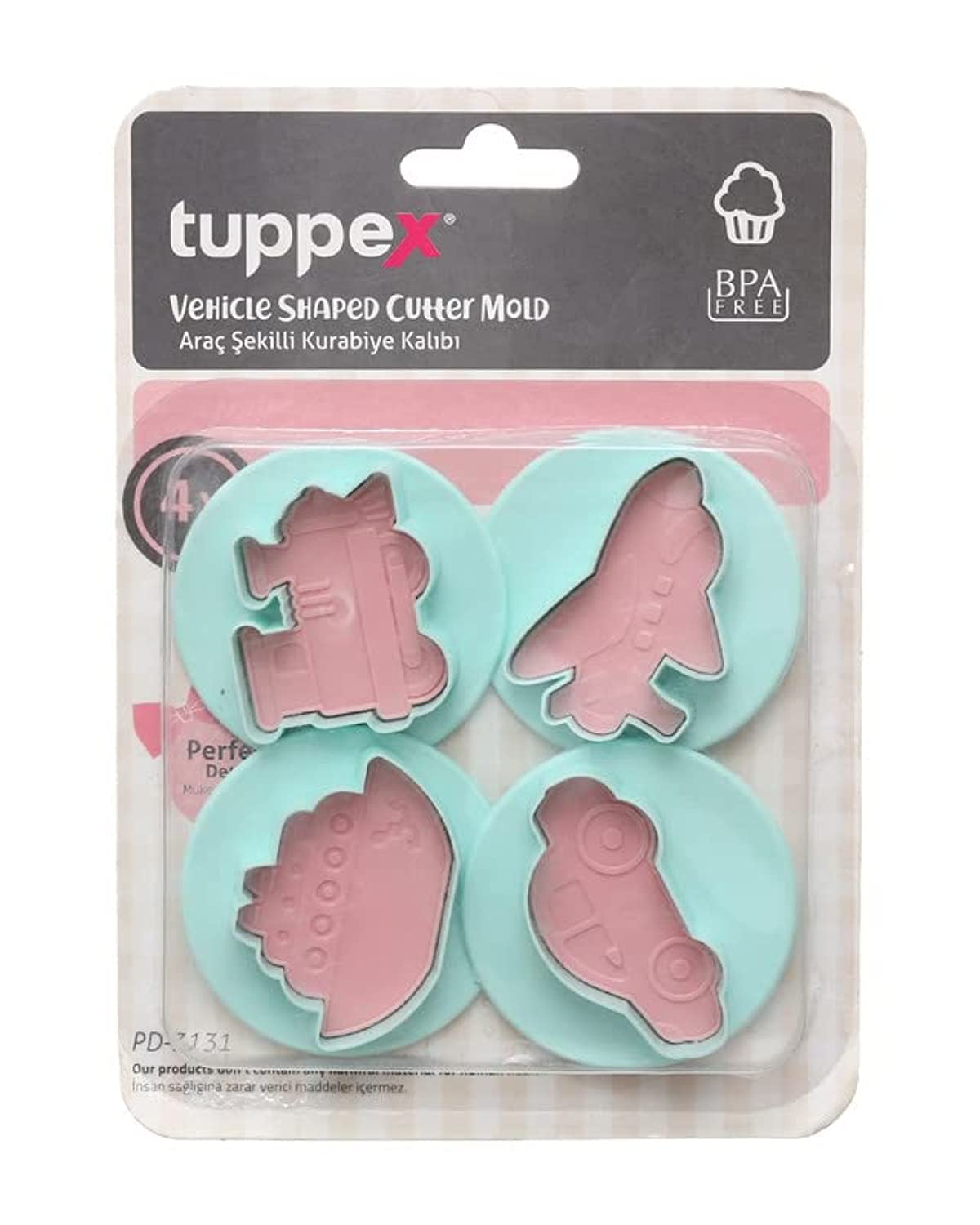 Vehicle Cutting Mold 4pk Asst