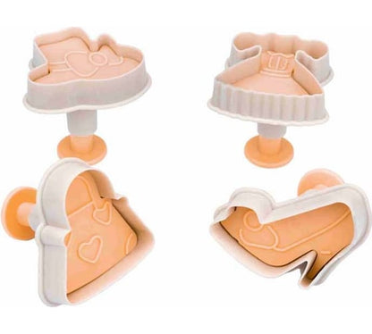 Cutter Mold Asst Shaped 4pk