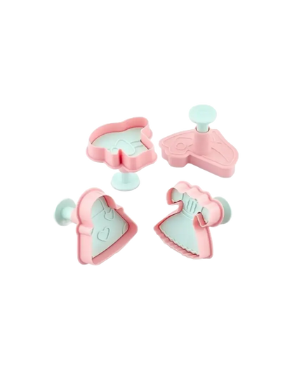 Cutter Mold Asst Shaped 4pk
