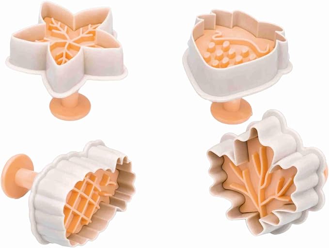 Fruit/Leaves Cookie Cutter 4pk Set