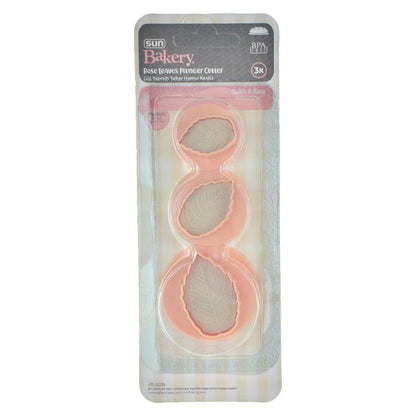Rose Leaves Shape Cutter 3pk