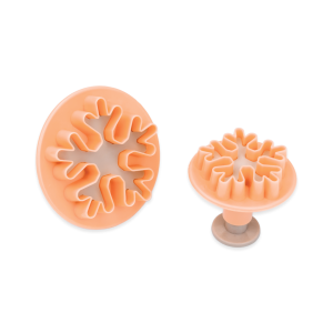 Snowflake Plunger Cutter 2pk Asst