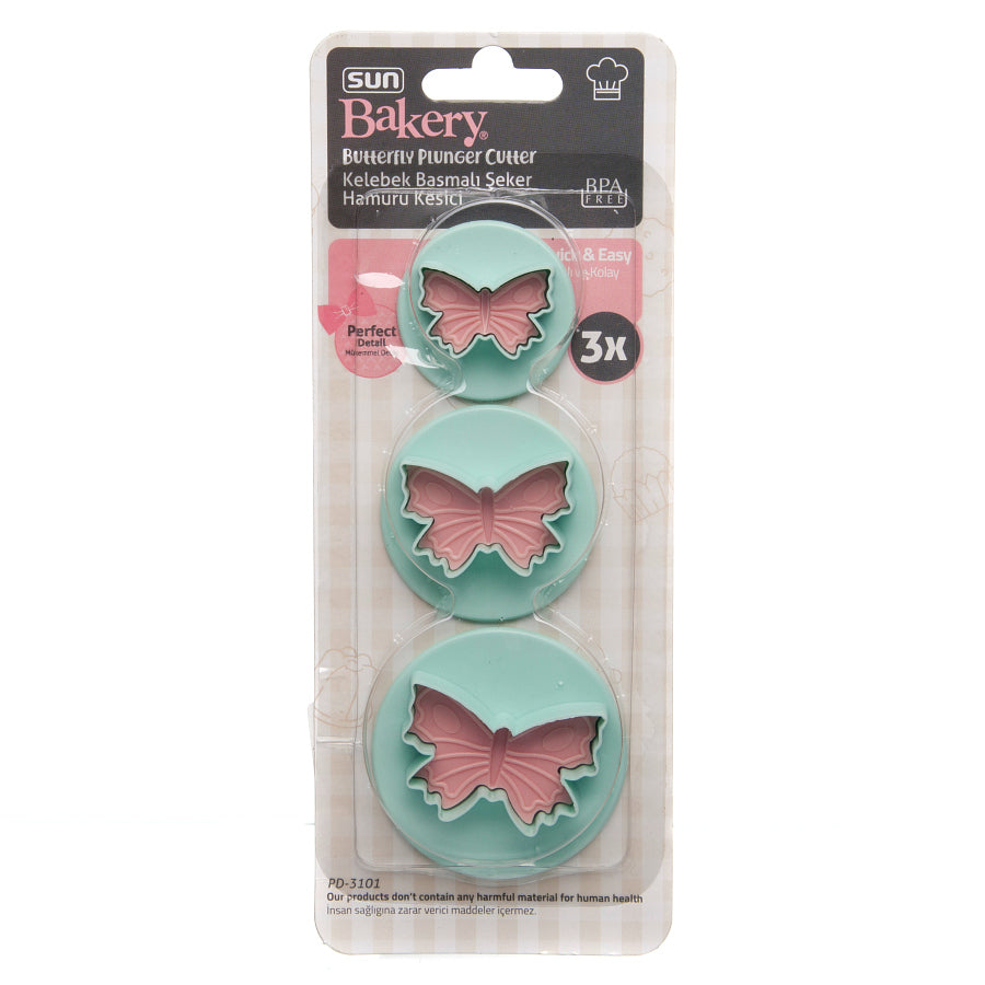 Butterfly Plunger Cutter 3pk 2Ast
