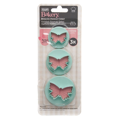 Butterfly Plunger Cutter 3pk 2Ast