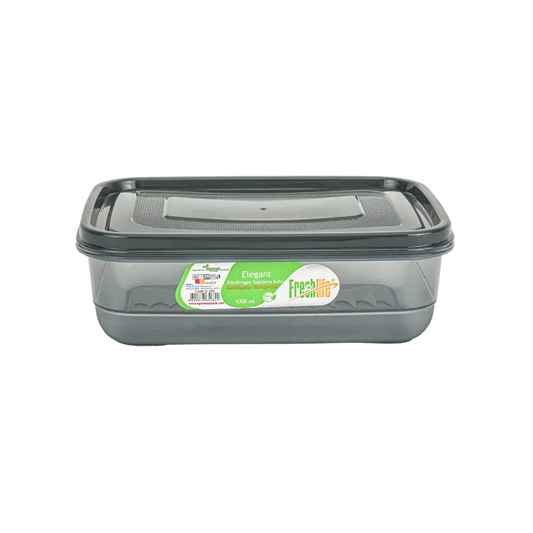 Elegant Rect Stor Container 1000ml asst