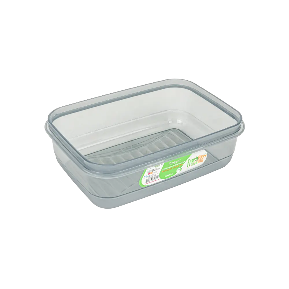 Elegant Rect Stor Container 1000ml asst