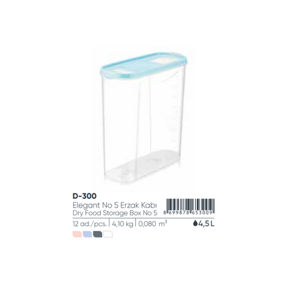 Elegant Dry Food Container Box 4.5L