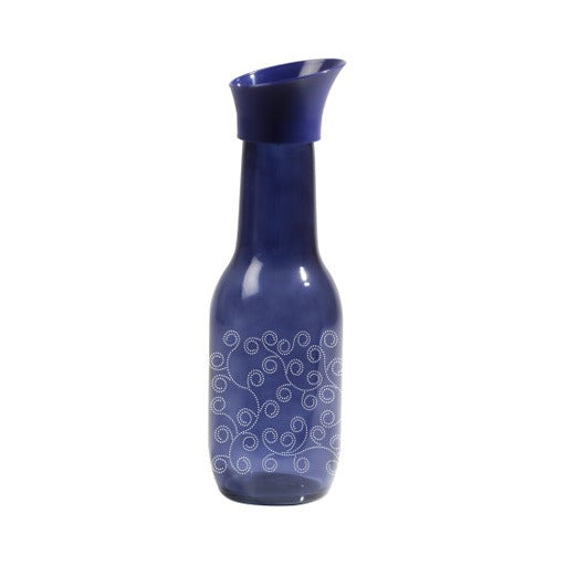 Carafe Glass w White Print 1lt