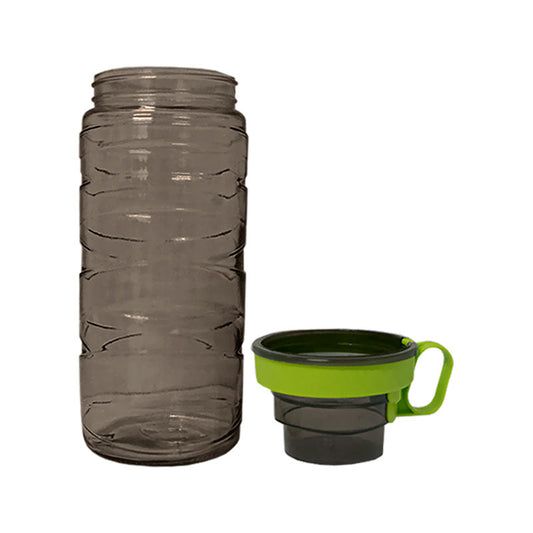 Canister Glass w Meas Cup Lid 1.54Lt