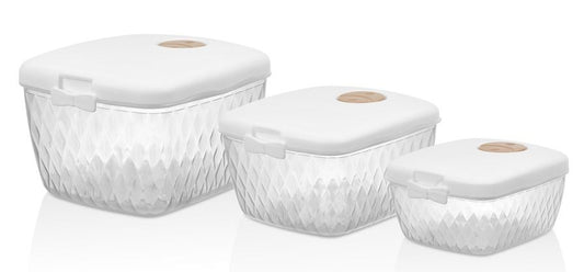 Storage Box 3 Pcs Set Plastic