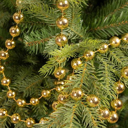 Bead Garland Plastic L/Gold 9ft