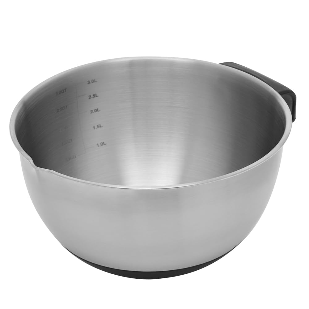 Mixing Bowl  w/ Silicone 3qt