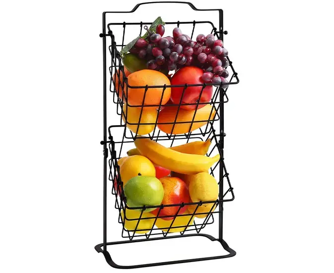 Fruit Basket wStand Blk