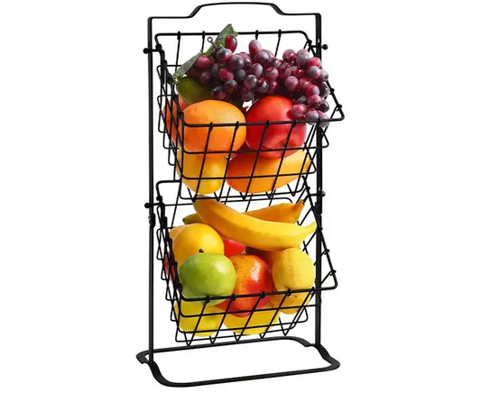 Fruit Basket wStand Blk