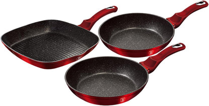 BH ML Cookware Set 3pc Burg