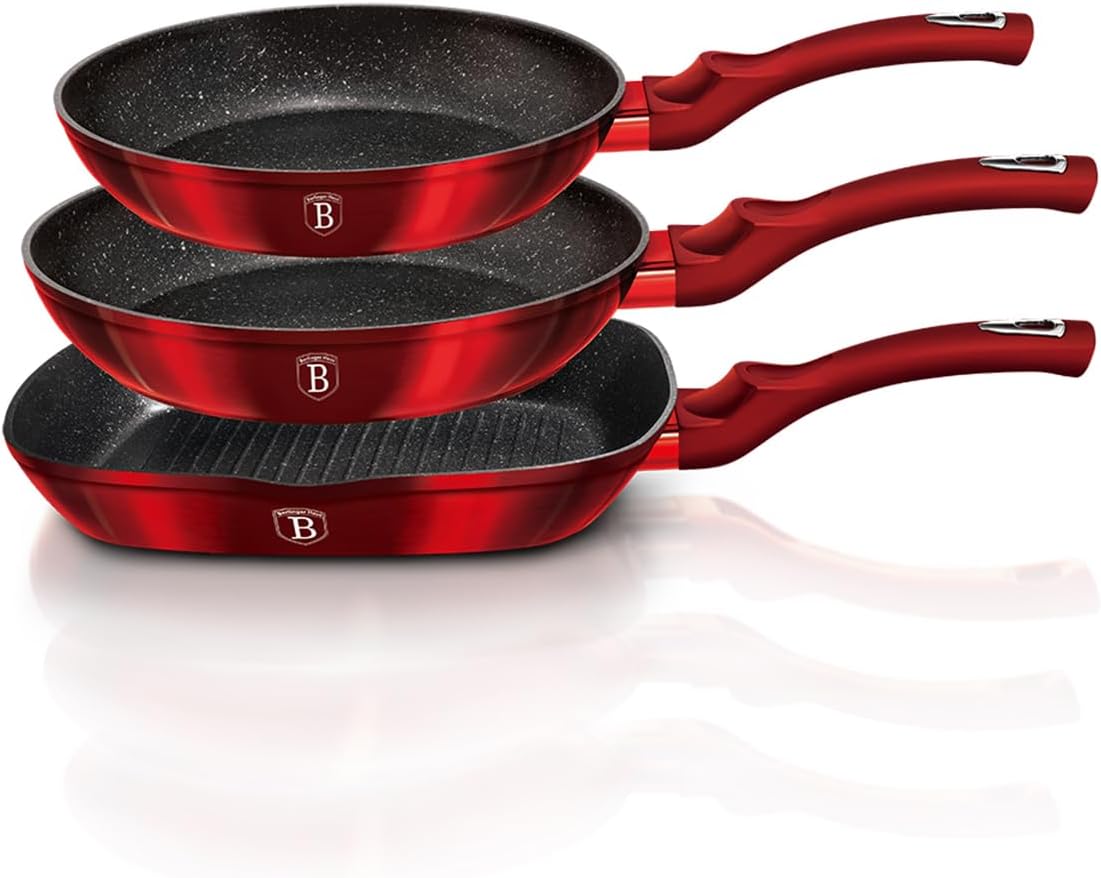 BH ML Cookware Set 3pc Burg