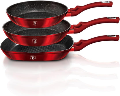 BH ML Cookware Set 3pc Burg