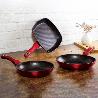 BH ML Cookware Set 3pc Burg