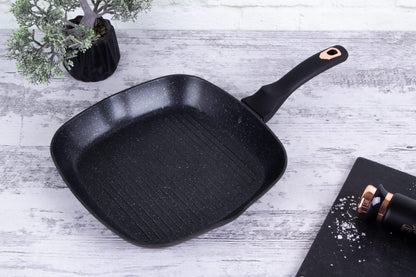 BH Grill Pan 28cm Black Rose