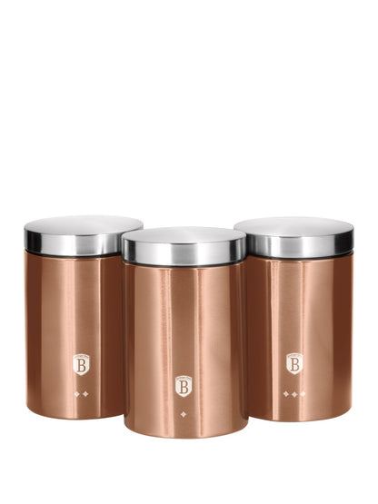 BH Canister Rose Gold 3pc set