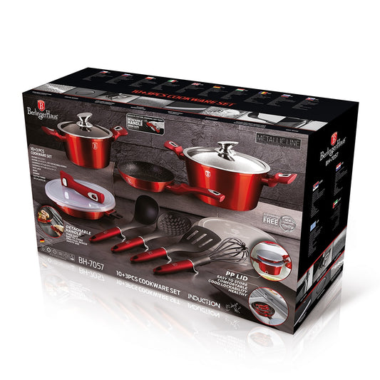 BH ML Cookware 13pc Set Burg