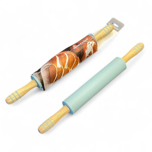 Silicone n Wood Roll Pin