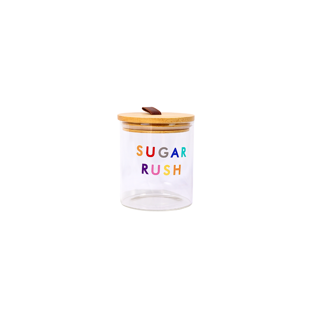 DH Stylish Glass Storage Jar Set 3pc