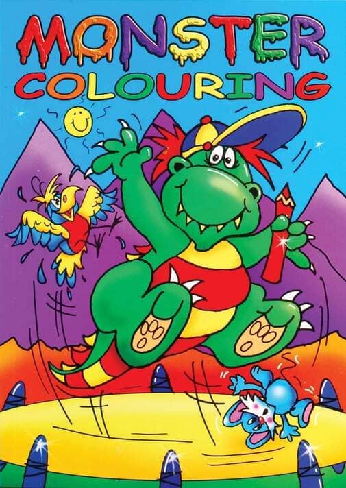 MTM Monster Colouring Bk