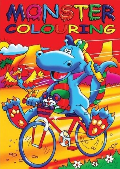 MTM Monster Colouring Bk