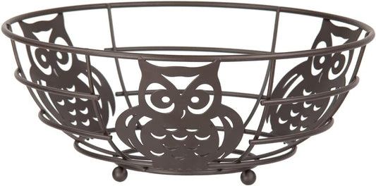 HB Bronze Fruit Bowl Owl
