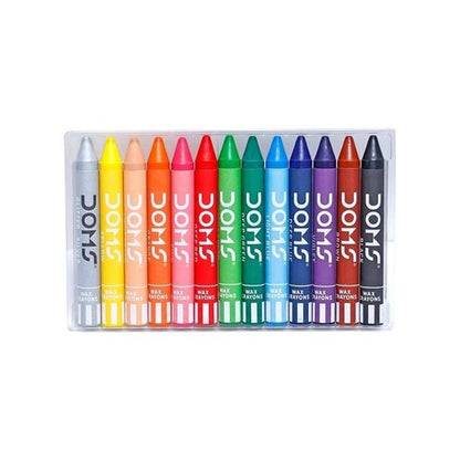 Doms Jumbo Wax Crayons 12ct