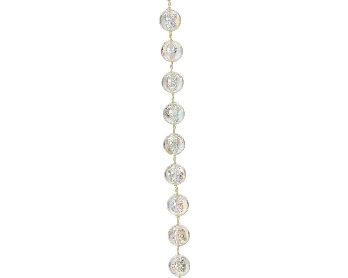 Dec Bead Garland Shiny Irisdes