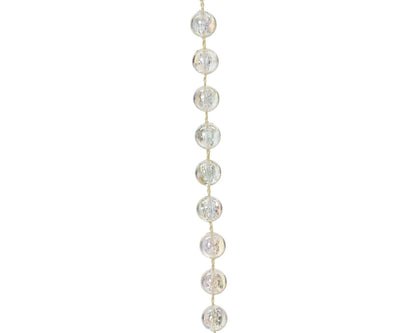 Dec Bead Garland Shiny Irisdes