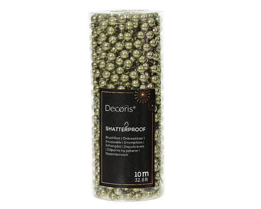 Dec Bead Garland Shiny R/Green