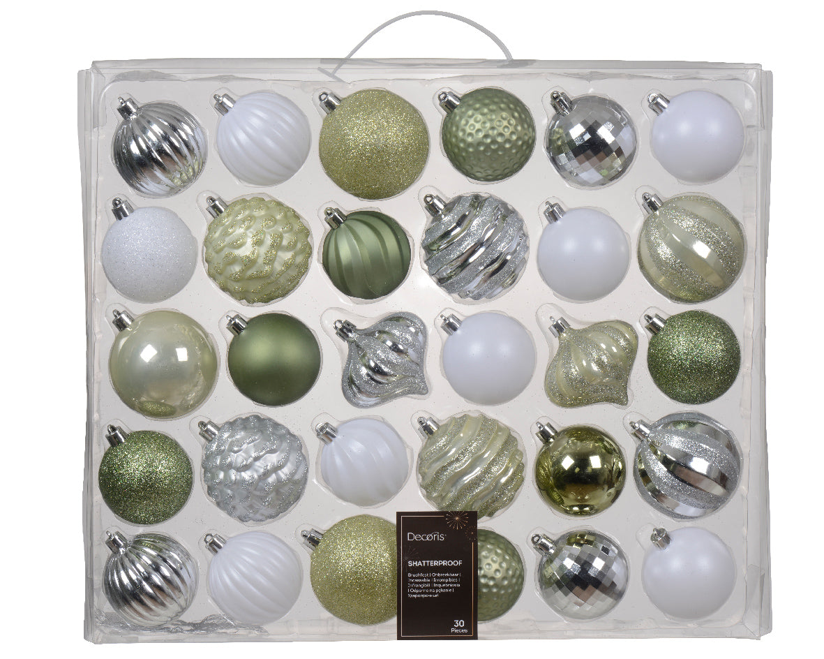 Dec Baub Shtprf Mix Box 30ct