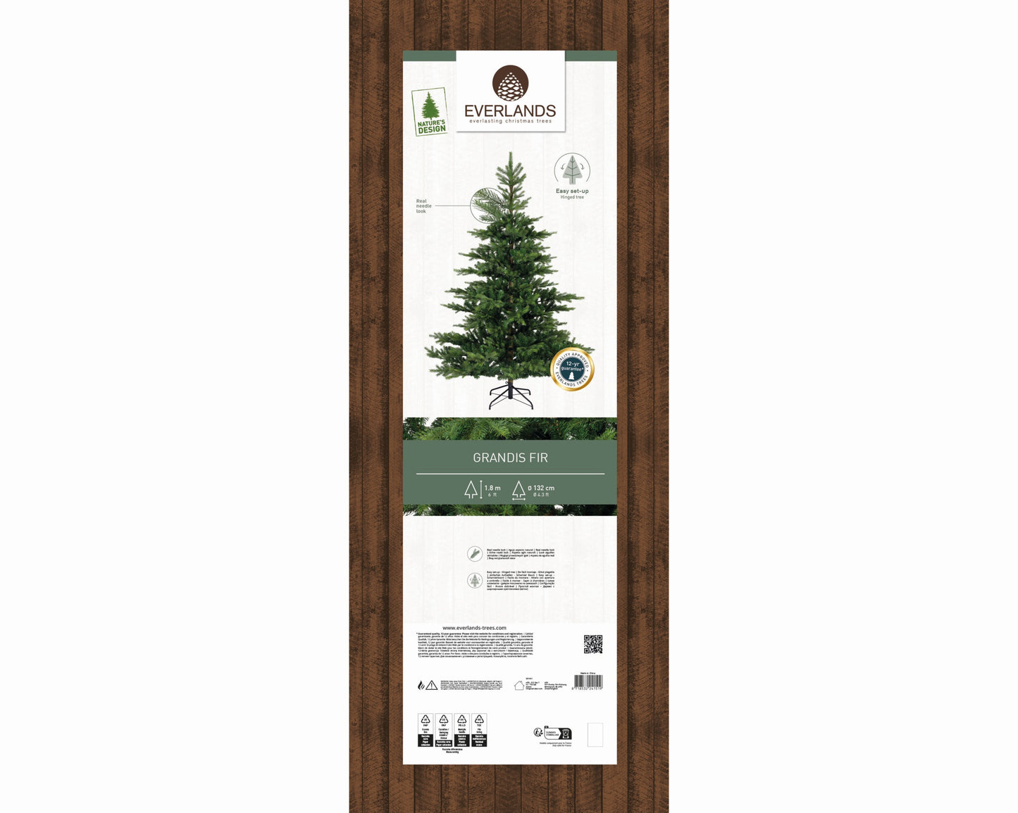 Grandis Fir Hinge Tree Grn 6ft