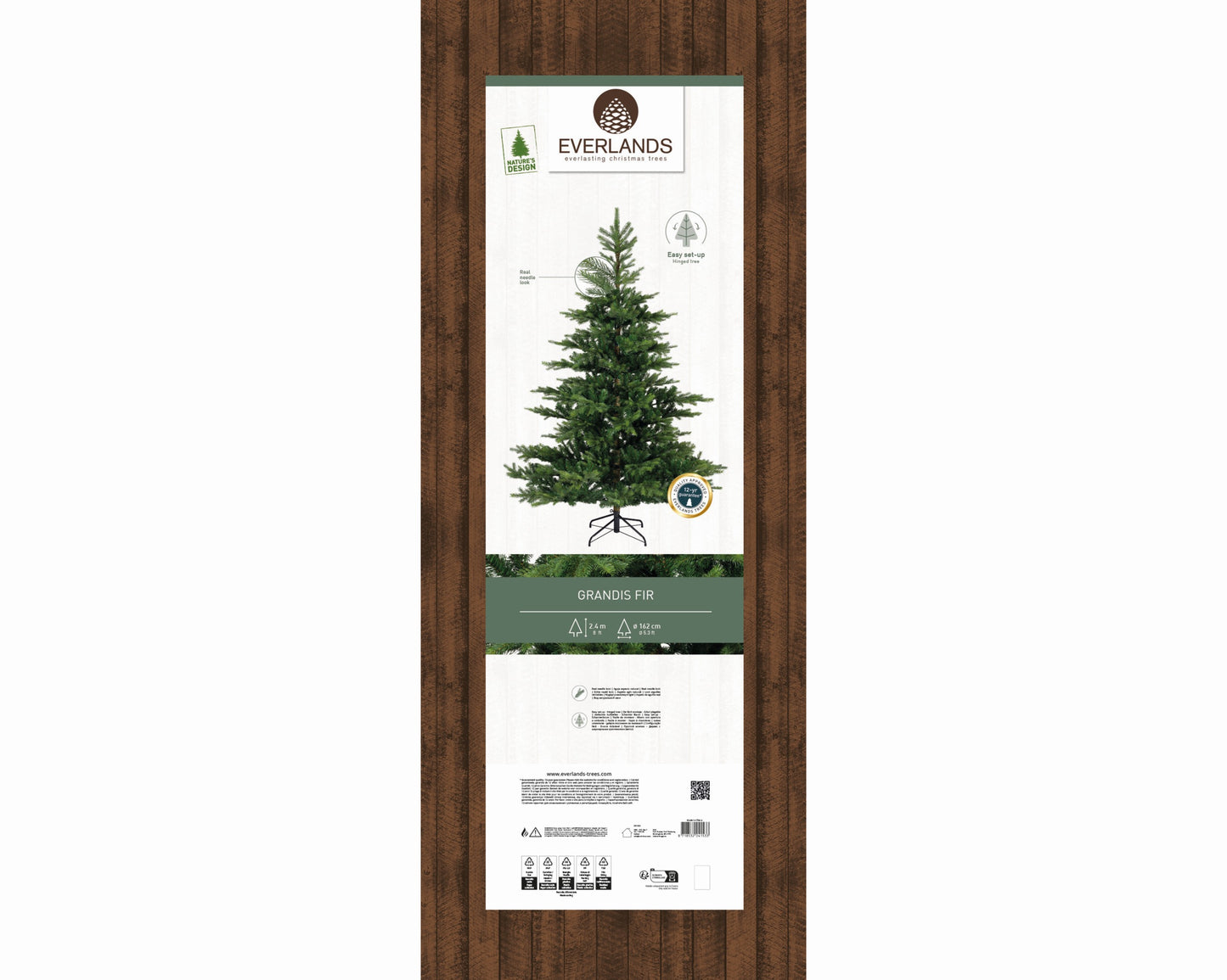 Grandis Fir Hinge Tree Grn 8ft