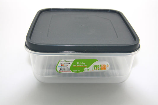 FL Rubby Sq Stor Container 1000ml ast