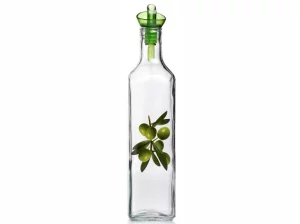 Sq Oil n Vinegar Glass Bottle