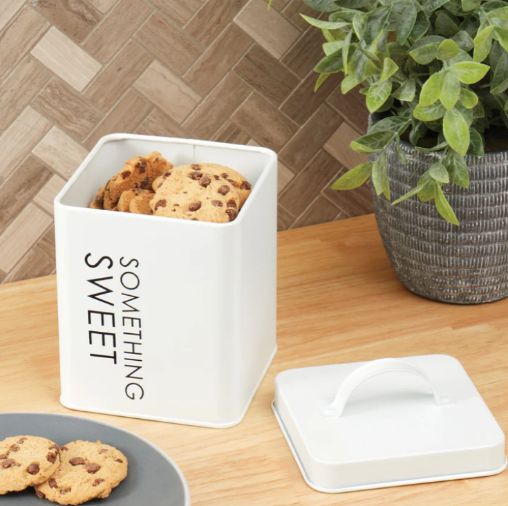 HB Somethin Sweet Canister Wht