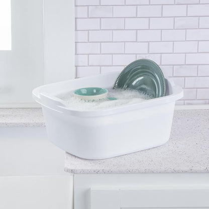Sterlite 12Qt Dishpan White