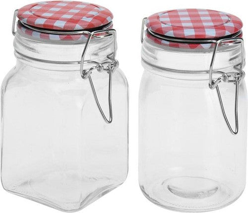 EH Storage Jar Glass 250Ml 2Ass