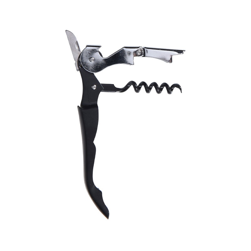 Corkscrew Opener Multi Use Black