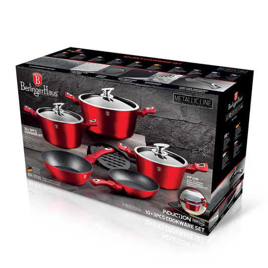 BH Cookware Set, Met/Line 13pc