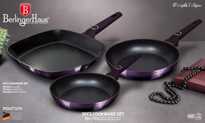 BH Fry/Pan Set Pur 3pc